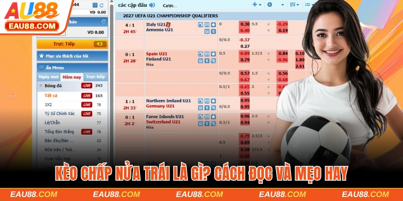 Kèo chấp nửa trái là gì